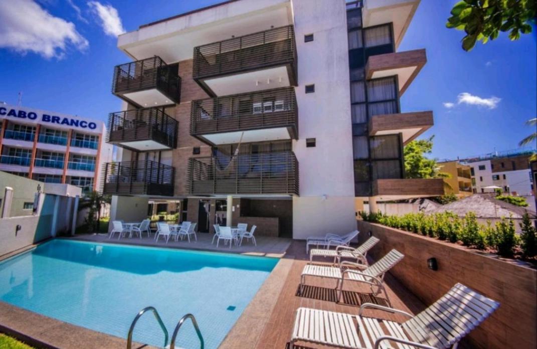 Maravilhoso apartamento na beira mar de Cabo Branco João Pessoa Exterior foto